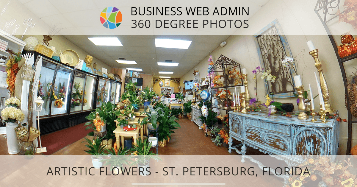 Artistic Flowers St. Petersburg, Florida 360 Degree