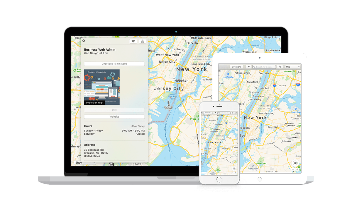 Apple Maps Local Business Listings